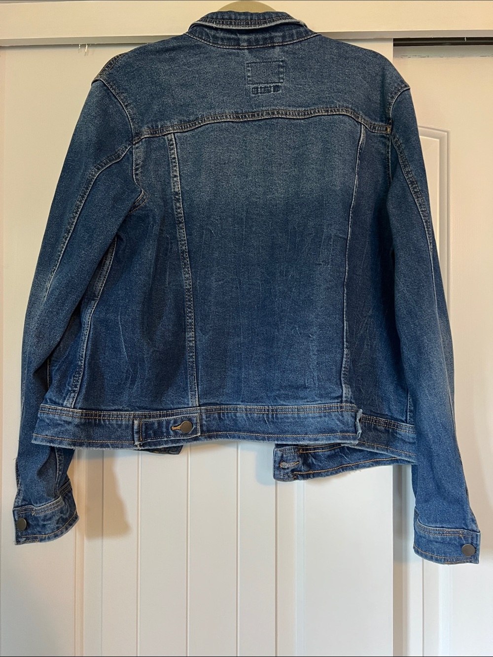 Women's Dark Blue Denim Jean Jacket - Universal Thread - XL - Picture 4 of 4